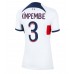 Tanie Strój piłkarski Paris Saint-Germain Presnel Kimpembe #3 Koszulka Wyjazdowej dla damskie 2023-24 Krótkie Rękawy